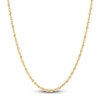 Thumbnail Image 0 of Hollow Rope Necklace 14K Yellow Gold 24 Length 3mm