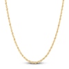 Thumbnail Image 1 of Hollow Rope Necklace 14K Yellow Gold 24 Length 3mm