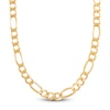Thumbnail Image 0 of Hollow Figaro Necklace 10K Yellow Gold 22 Length 7.5mm