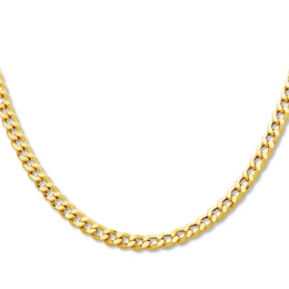 Curb Link Necklace 10K Yellow Gold 22 Length