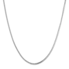 Thumbnail Image 1 of Solid Box Chain Necklace 10K White Gold 22 Length 0.70mm