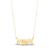 Thumbnail Image 2 of Petite Mom Necklace 14K Yellow Gold 17 Length