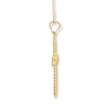 Thumbnail Image 2 of Reversible Cross Necklace 14K Yellow Gold 18"