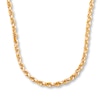Thumbnail Image 0 of Solid Glitter Rope Necklace 10K Yellow Gold 24" 4mm