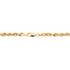 Thumbnail Image 2 of Solid Glitter Rope Necklace 10K Yellow Gold 24" 4mm