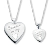 Thumbnail Image 0 of Mother/Daughter Necklaces Forever in My Heart Sterling Silver