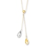 Thumbnail Image 1 of Teardrop Necklace 14K Two-Tone Gold 18"