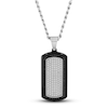 Thumbnail Image 1 of Diamond Necklace Stainless Steel