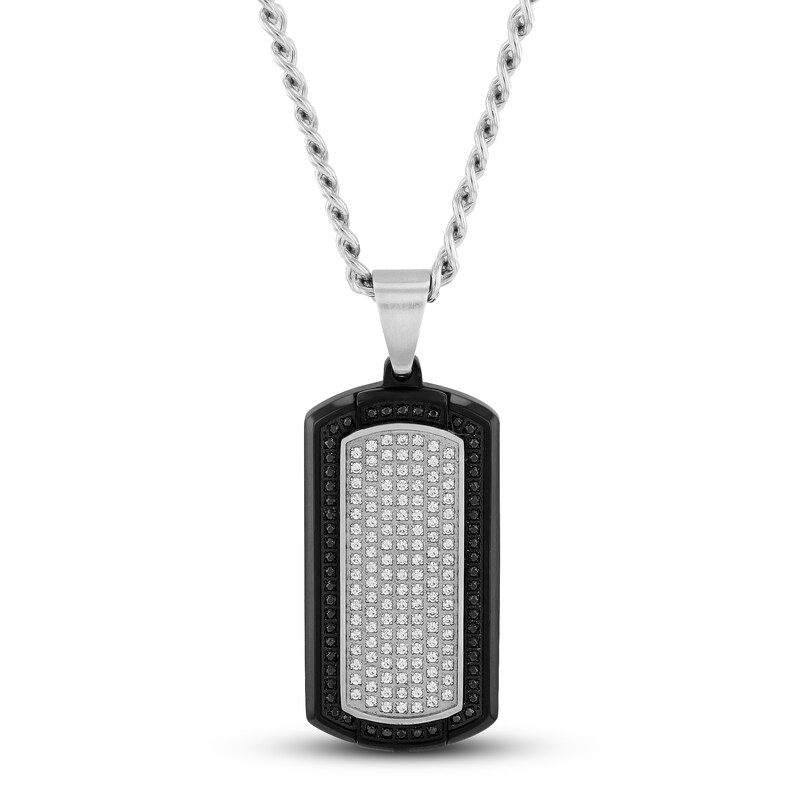 Main Image 1 of Diamond Necklace Stainless Steel