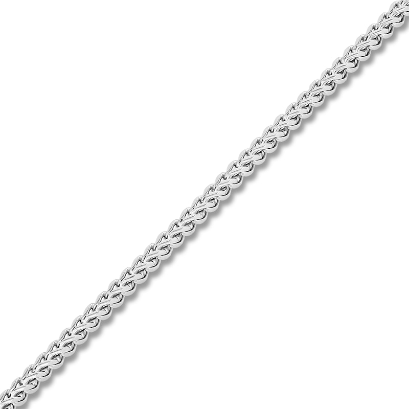 3mm Stainless Steel Thin Franco Link Engravable Necklace