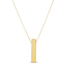 Thumbnail Image 1 of Hollow Long Bar Necklace 10K Yellow Gold 18"
