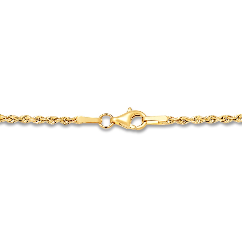 Main Image 2 of Triple Layer Rope Necklace 10K Yellow Gold 17"