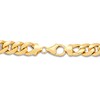 Thumbnail Image 2 of Hollow Cuban Link Chain 10K Yellow Gold 24" 9.75mm