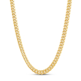 Curb Chain Necklace 10K Yellow Gold 22" 6.15mm