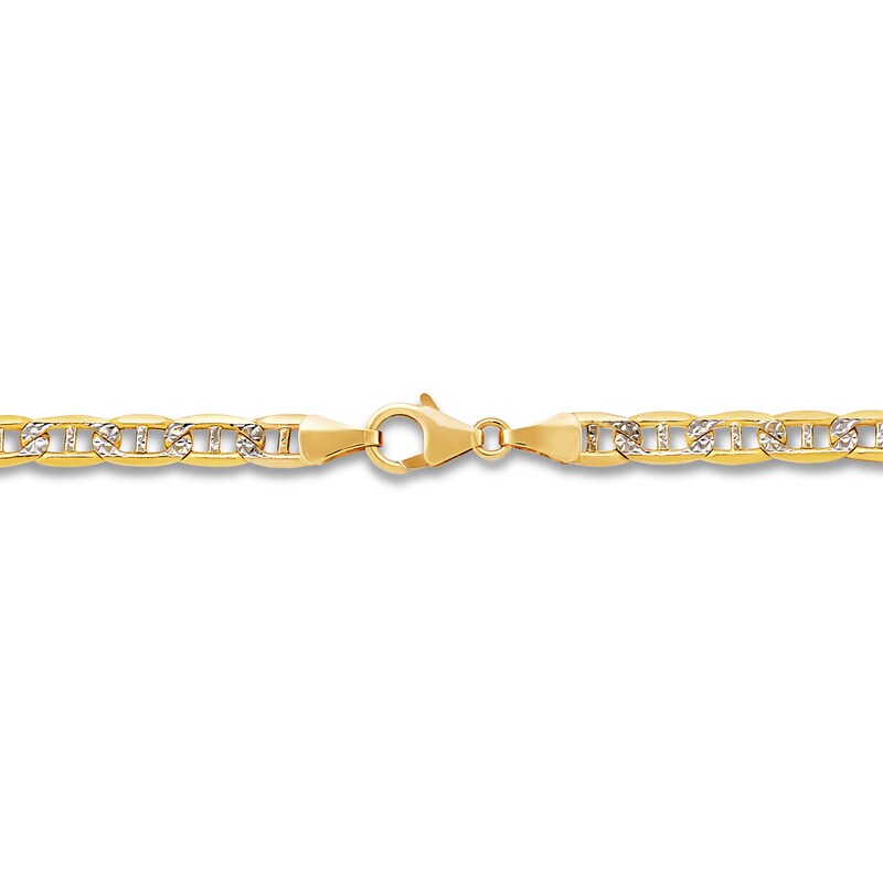 Main Image 2 of Men's Hollow Mariner Link Chain 10K Yellow Gold