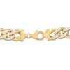 Thumbnail Image 1 of Hollow Curb Cuban Link Chain 10K Yellow Gold 11.15mm 22"