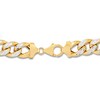 Thumbnail Image 1 of Hollow Curb Cuban Link Chain 10K Yellow Gold 11.15mm 22"