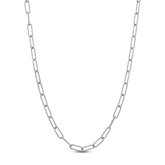 Hammered Link Necklace Sterling Silver | Jared