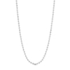Thumbnail Image 1 of Beaded Chain Necklace Sterling Silver 18" 2.35mm