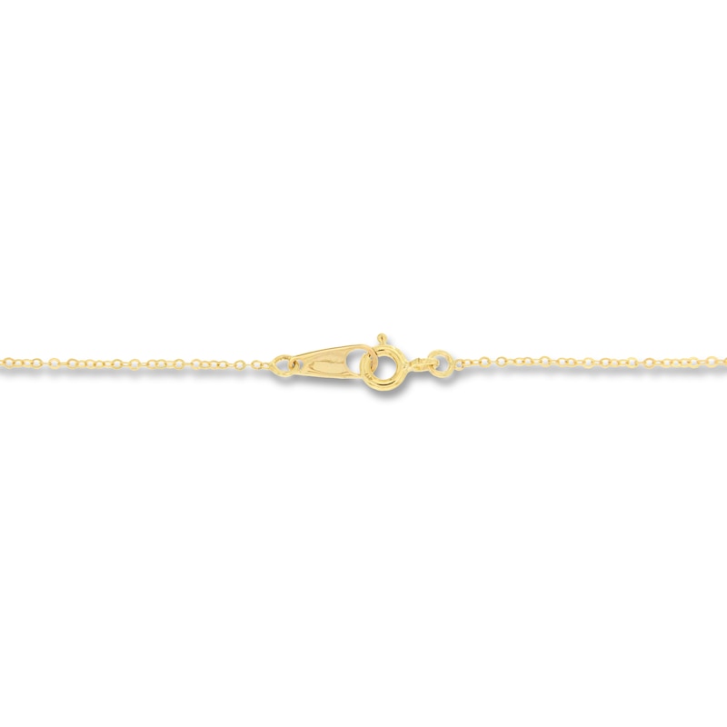 Main Image 2 of Multi Circle Drop Necklace 10K Yellow Gold