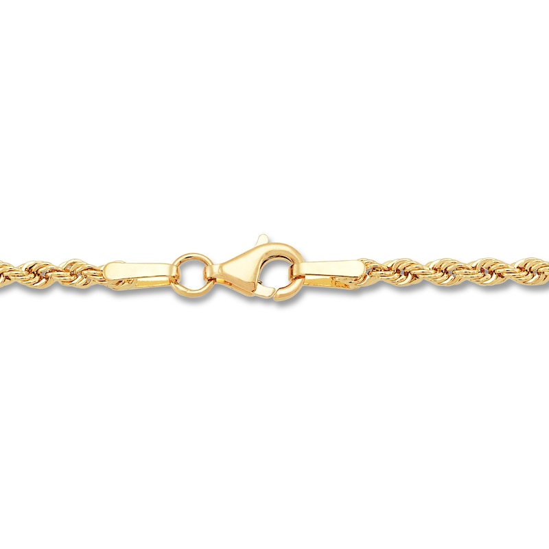 Main Image 2 of Bead Station and Lariat Rope Necklace 10K Yellow Gold 18" Adjustable
