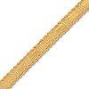 Thumbnail Image 2 of Hollow Square Bead & Bar Necklace 10K Yellow Gold 17.25"