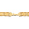 Thumbnail Image 3 of Hollow Square Bead & Bar Necklace 10K Yellow Gold 17.25"