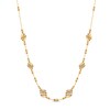 Thumbnail Image 1 of Alternating Bar & Bead Necklace 10K Yellow Gold