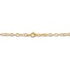 Thumbnail Image 2 of Layered Square Hammered Disk Necklace 10K Yellow Gold 17"