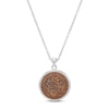 Thumbnail Image 0 of Reverse Copper Coin Necklace Sterling Silver 17"