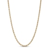 Thumbnail Image 1 of Hollow Rope Chain Necklace 10K Two-Tone Gold 20" 2.43mm