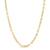 Thumbnail Image 1 of Hollow Flat Mariner Chain Necklace 10K Yellow Gold 18" 3.9mm