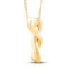 Thumbnail Image 3 of Twist Necklace 10K Yellow Gold 19"