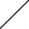 Box Chain Necklace Carbon Fiber Stainless Steel 24"