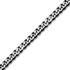 Thumbnail Image 2 of Solid Curb Chain Necklace Two-Tone Stainless Steel 24"