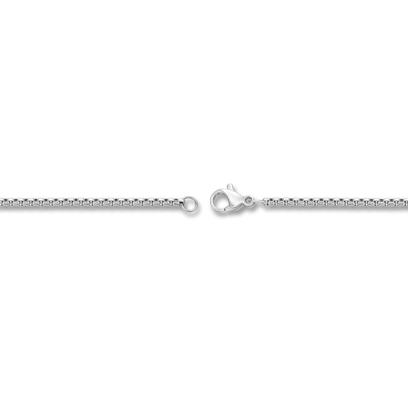 Main Image 3 of Cross Necklace Carbon Fiber Stainless Steel 24"