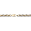 Thumbnail Image 3 of Solid Curb Chain Necklace Two-Tone Stainless Steel 24" 8mm