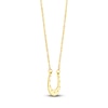 Thumbnail Image 2 of Horseshoe Necklace 14K Yellow Gold 18"
