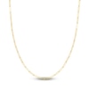 Thumbnail Image 1 of Solid Oval Link Necklace 14K Yellow Gold 18"
