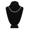 Thumbnail Image 4 of Hollow Oval Link Necklace 14K Yellow Gold 3.9mm 20"