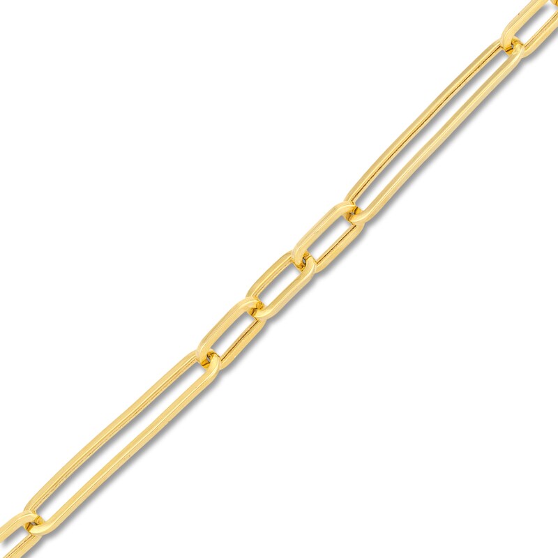Main Image 2 of Hollow Oval Link Necklace 14K Yellow Gold 5.1mm 20"