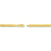 Thumbnail Image 3 of Solid Byzantine Chain Necklace 14K Yellow Gold 3.45mm 22"