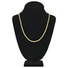Thumbnail Image 4 of Solid Byzantine Chain Necklace 14K Yellow Gold 3.45mm 22"