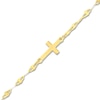 Thumbnail Image 2 of Cross Necklace 14K Yellow Gold 18"