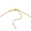 Thumbnail Image 3 of Cross Necklace 14K Yellow Gold 18"