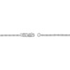 Thumbnail Image 3 of Solid Lumacina Chain Necklace 14K White Gold 1.05mm 20"