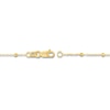 Thumbnail Image 3 of Solid Beaded Chain Necklace 14K Yellow Gold 0.9mm 18"