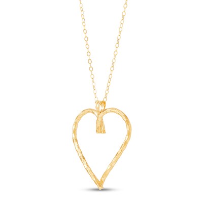 Italia D'Oro Heart Pendant Necklace 14K Yellow Gold | Jared