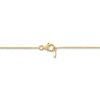 Thumbnail Image 1 of Italia D'Oro Curved Bar Necklace 14K Yellow Gold 17"