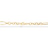 Thumbnail Image 1 of Italia D'Oro Round & Oval Link Necklace 14K Yellow Gold 18"